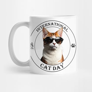 International Cat Day Gift, Cat Lovers Mug